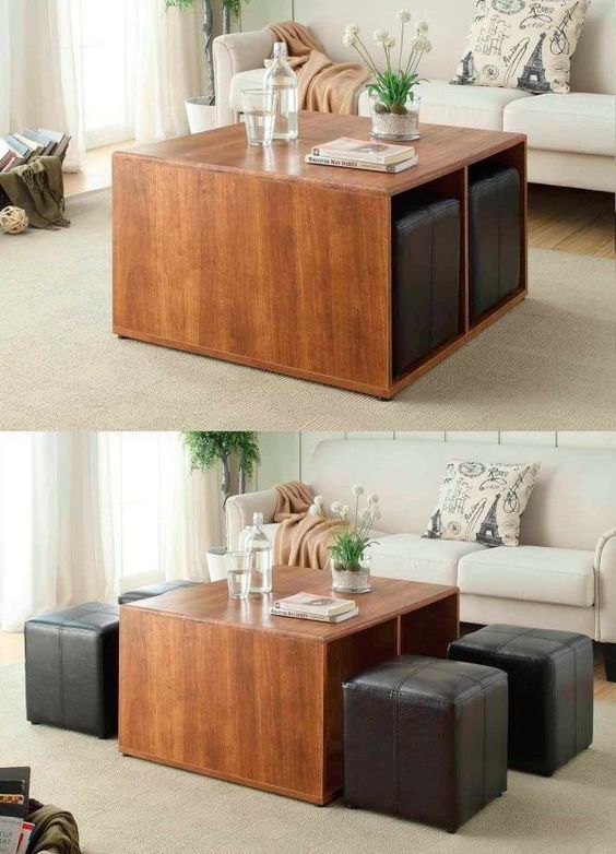 Transformable furniture to multiply space at home