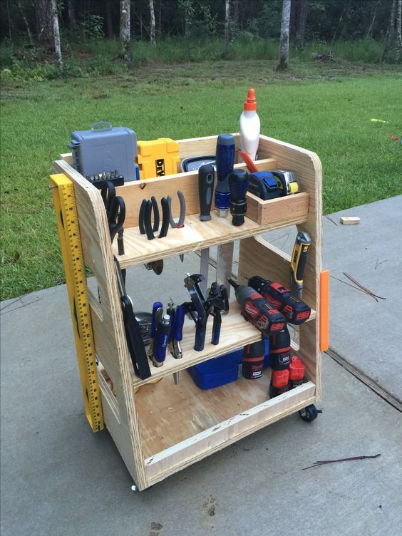Correct storage to optimize space in your workshop