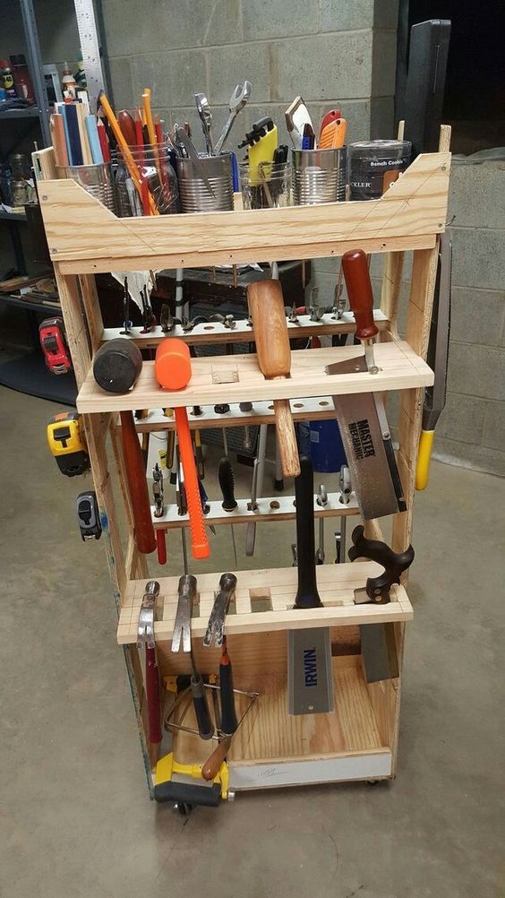 Correct storage to optimize space in your workshop