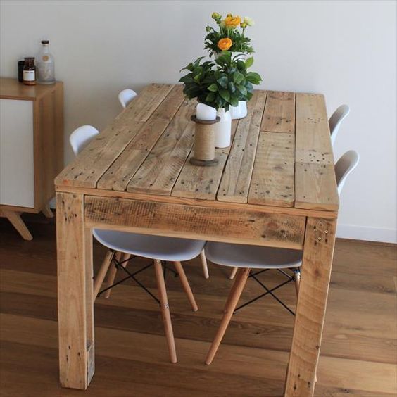 Natural wood tables perfect for your dining room