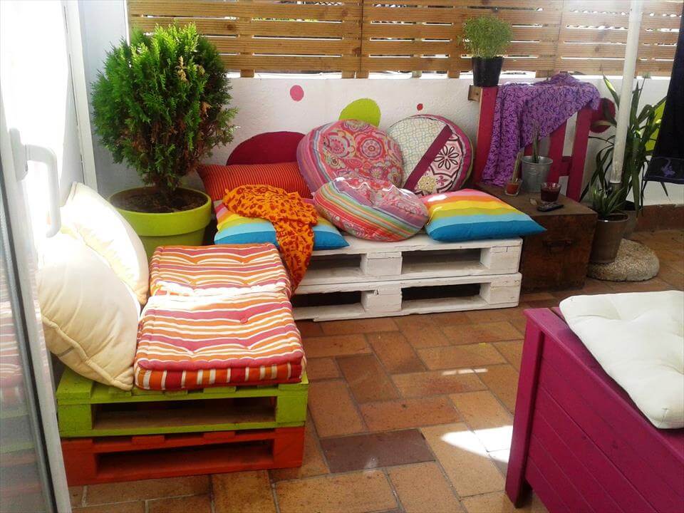 17 Muebles que puedes hacer en tu terraza con pallets
