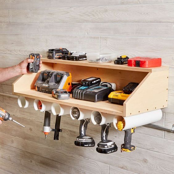 Correct storage to optimize space in your workshop