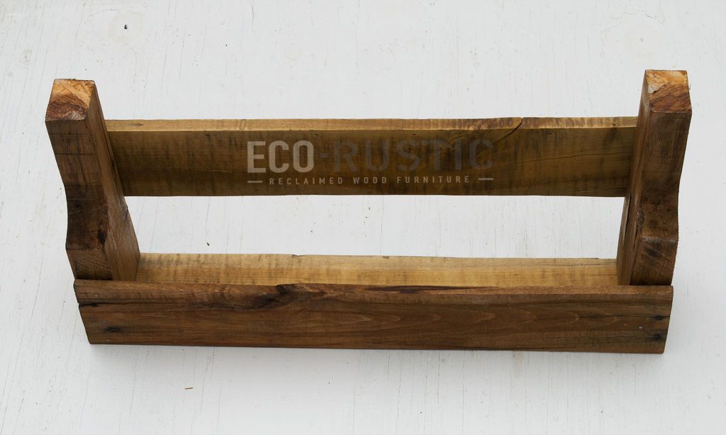 Wooden Shelves with Rustic Aesthetics