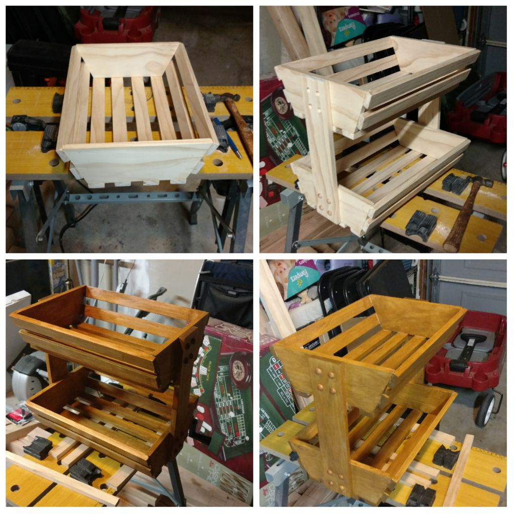 Small Wooden Shelf for Fruits and Vegetables