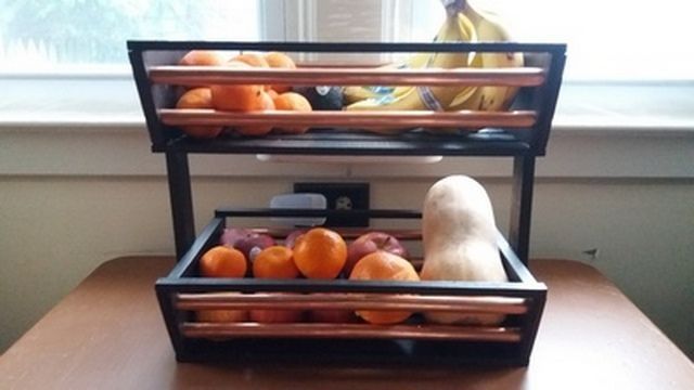 Small Wooden Shelf for Fruits and Vegetables