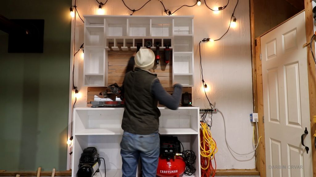 Tool Storage and Charging Wall