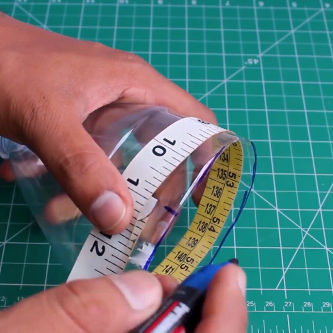 Table Fan with a Plastic Bottle