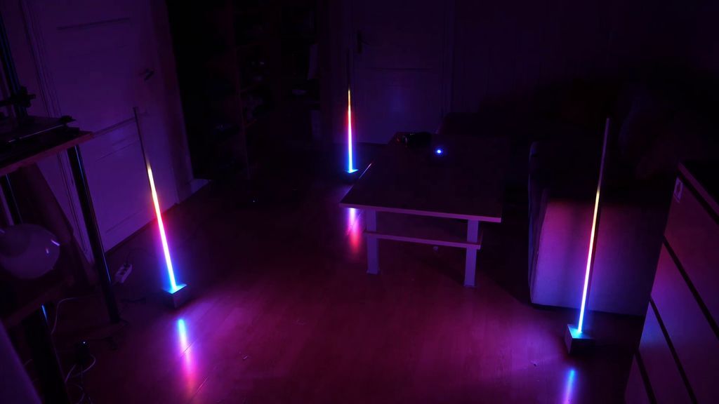 Wireless Lamps that React to Sound