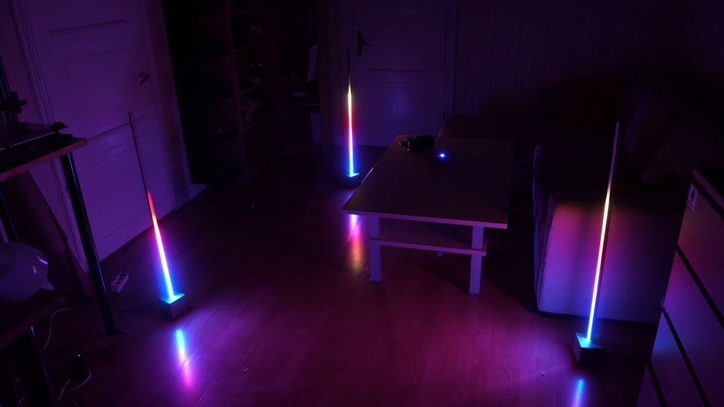 Wireless Lamps that React to Sound