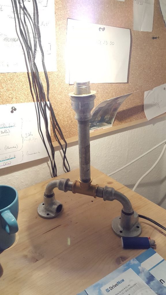 Cómo Hacer una Lámpara de Tubo Galvanizado