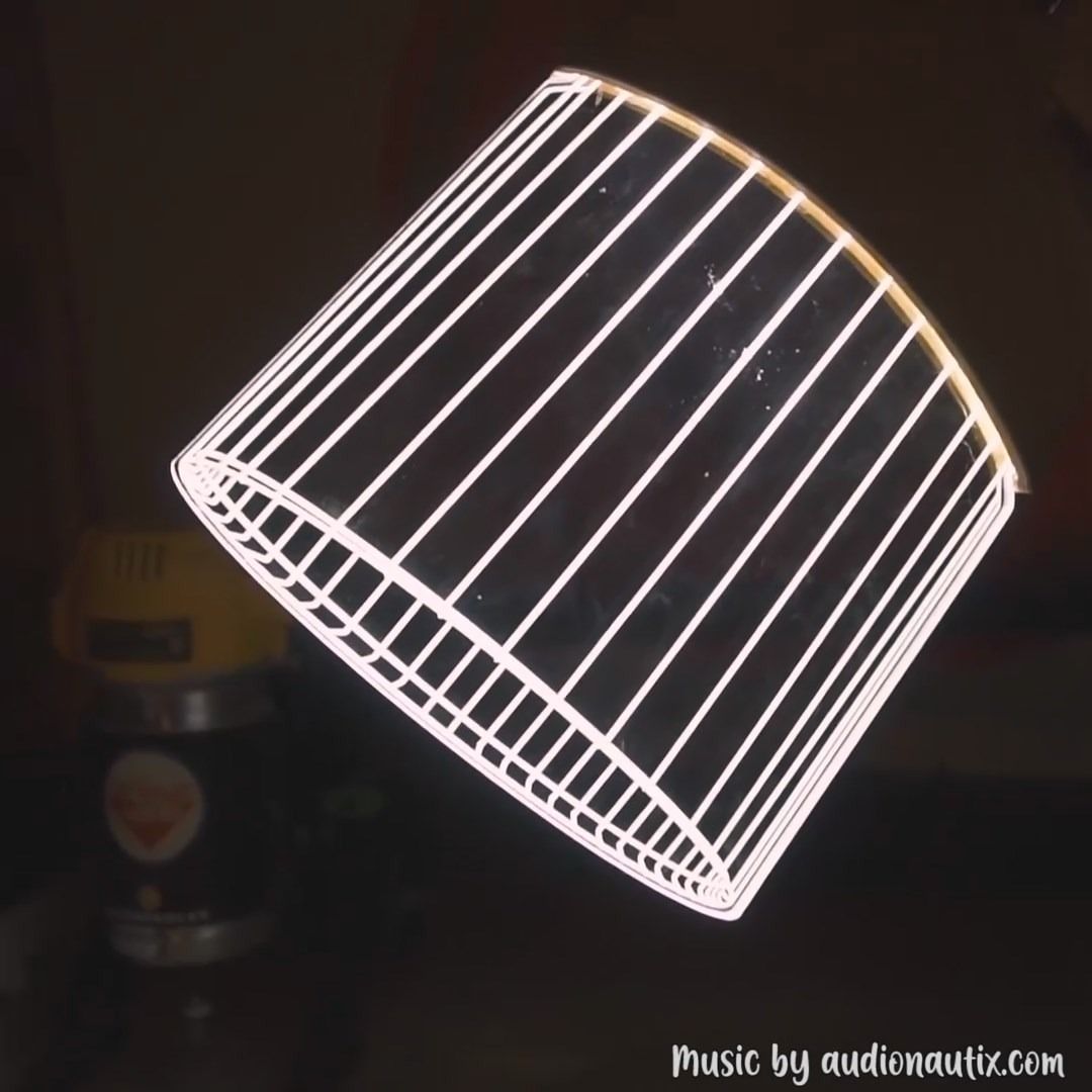 Lámpara de Escritorio y Acrílico con LED