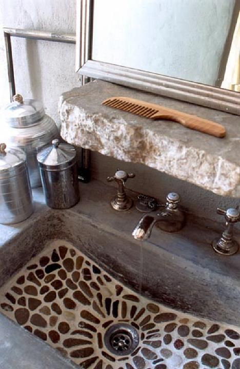 Decoración con piedras para el interior del hogar