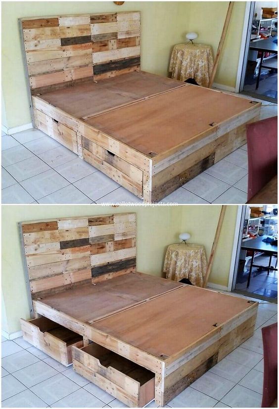 Reutilizar pallets para construir muebles increíbles