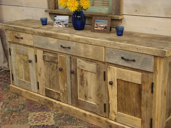 Gabinetes de madera rústica para tu cocina