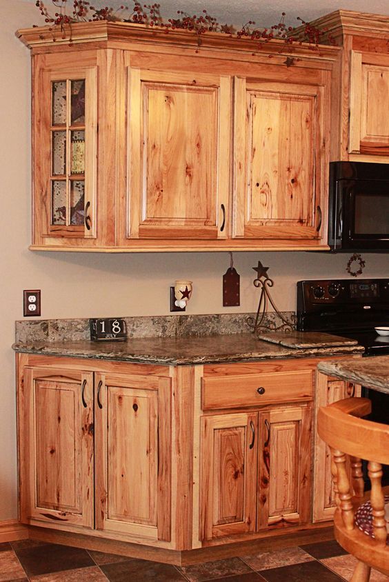 Gabinetes de madera rústica para tu cocina