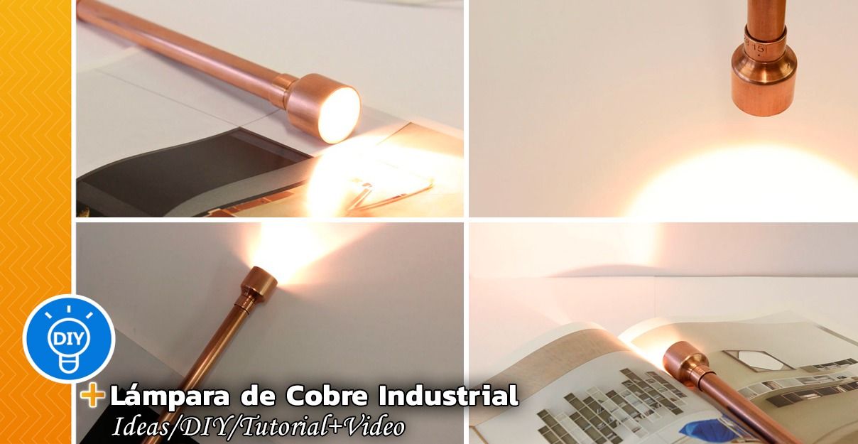 Lámpara de Cobre Industrial
