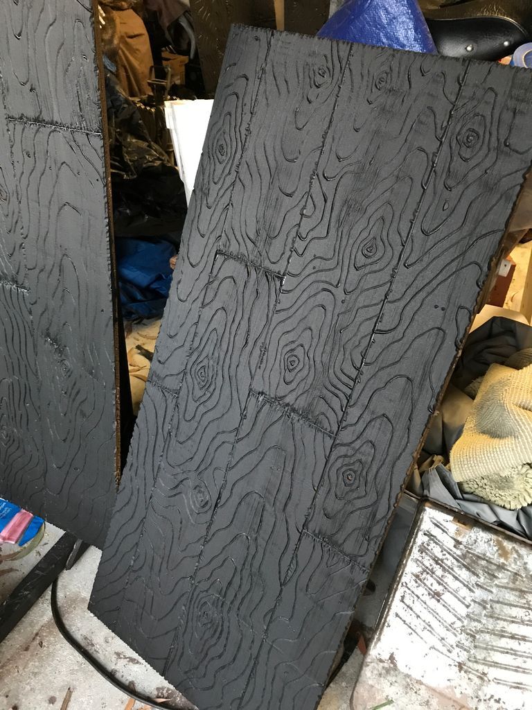 Create False Wood Look Panels