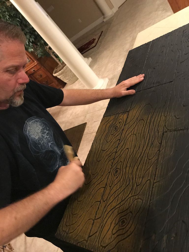 Create False Wood Look Panels