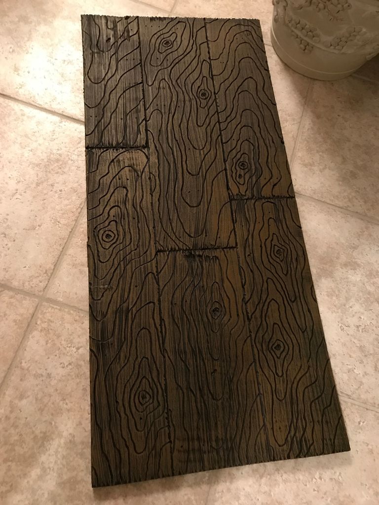 Create False Wood Look Panels