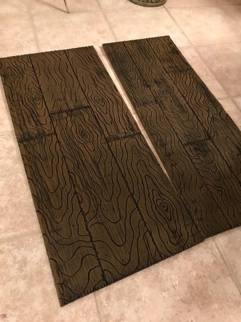Create False Wood Look Panels