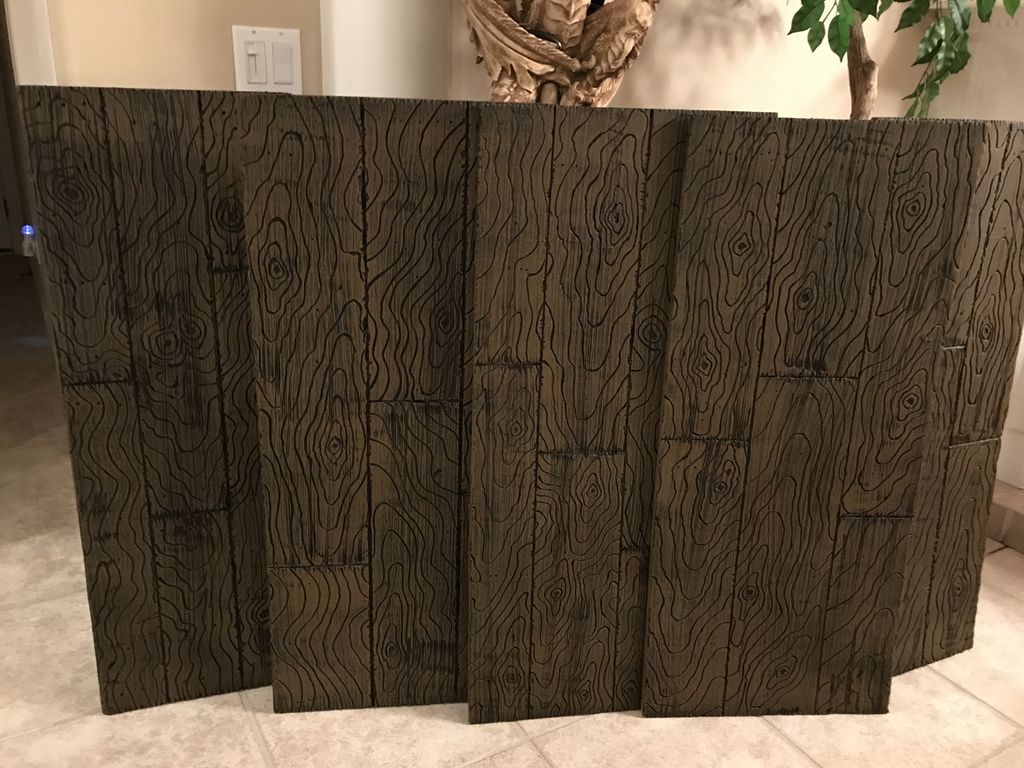 Create False Wood Look Panels