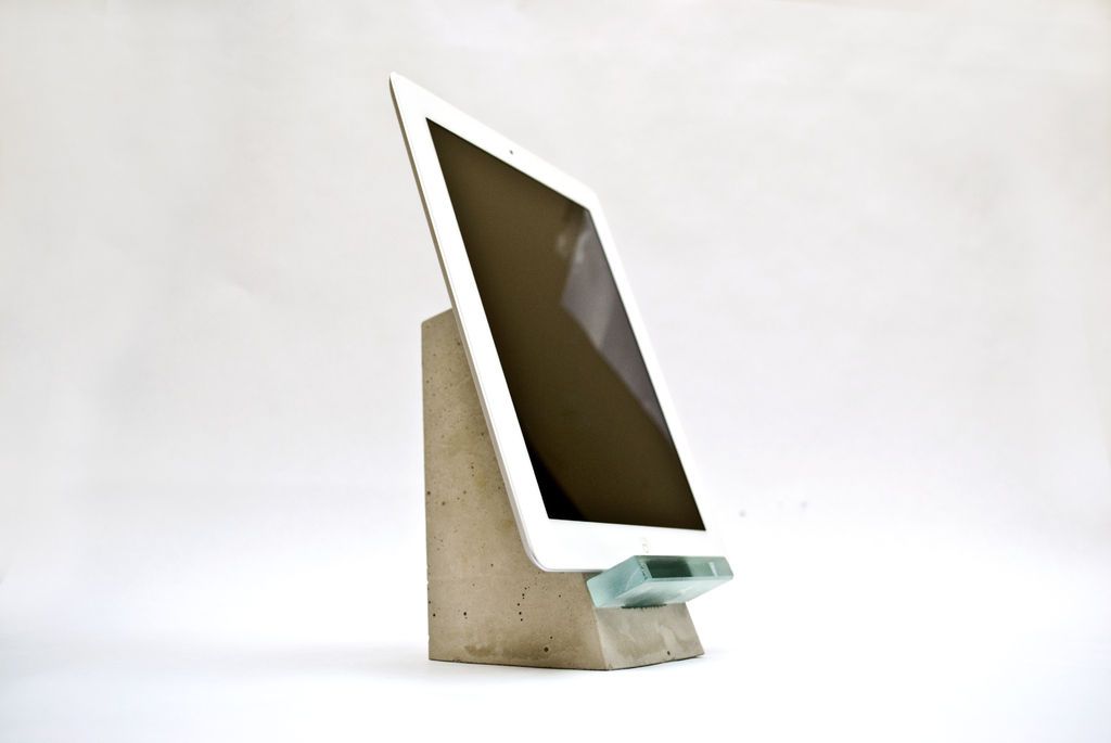 Concrete Stand for your iPad
