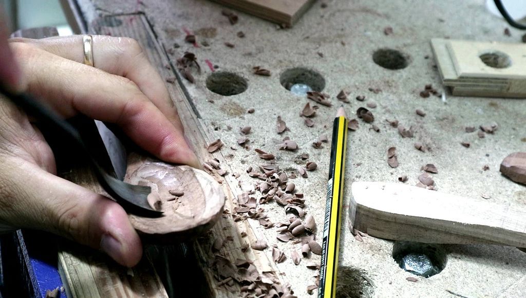 Cucharas Hechos de Madera