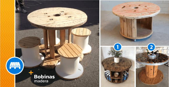 Cómo utilizar tus bobinas de madera