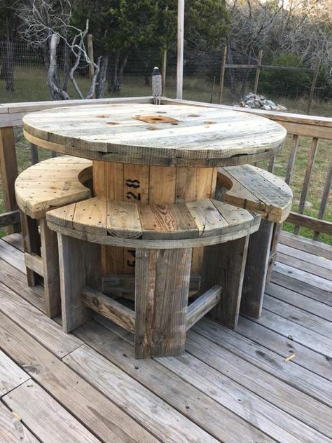 Cómo utilizar tus bobinas de madera