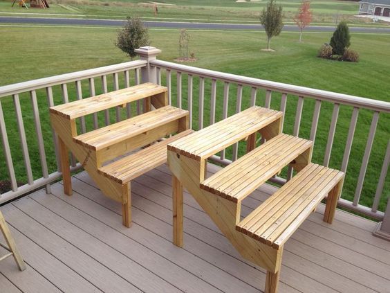 Soportes de madera para tus plantas