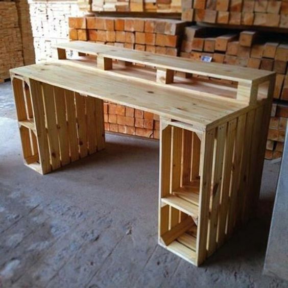 Piezas únicas elaboradas con pallets