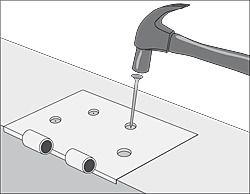 Cómo instalar y reparar bisagras 
