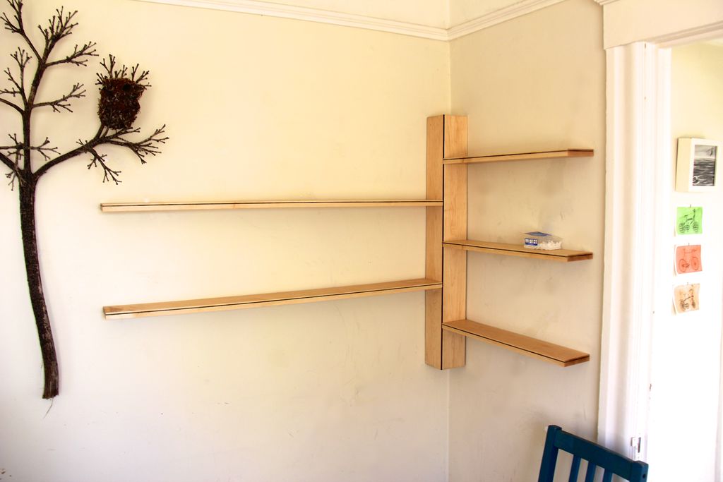 How to Build Corner Shelves