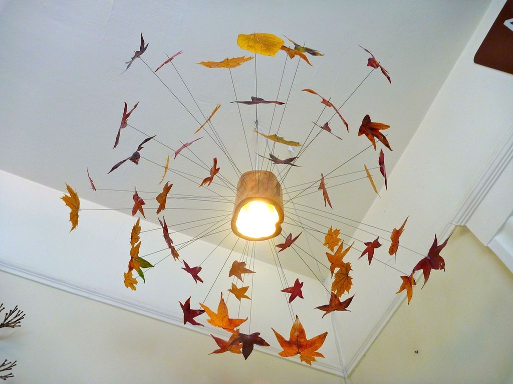 How to Make an Autumn Leaf Lamp