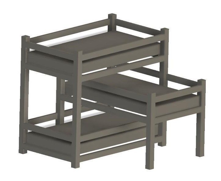 How to Make a Triple Bunk Bed