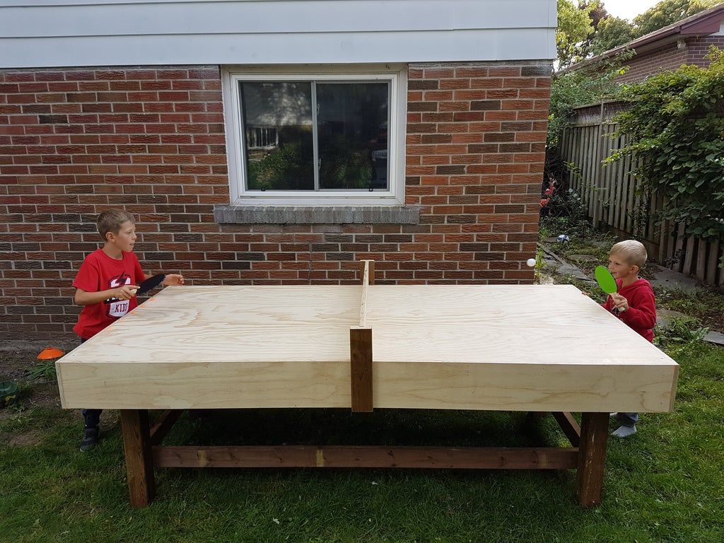 How to Build a Ping Pong Table