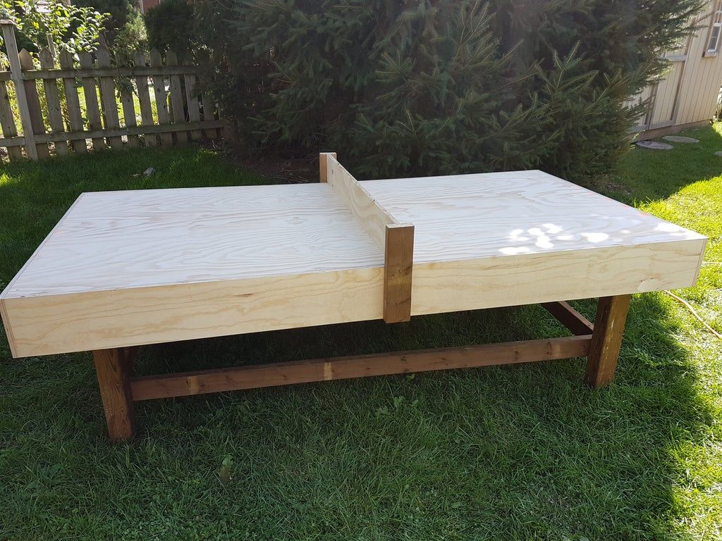 How to Build a Ping Pong Table