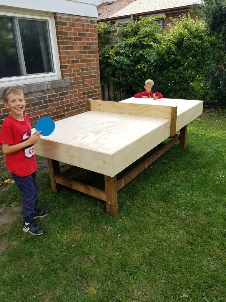 How to Build a Ping Pong Table