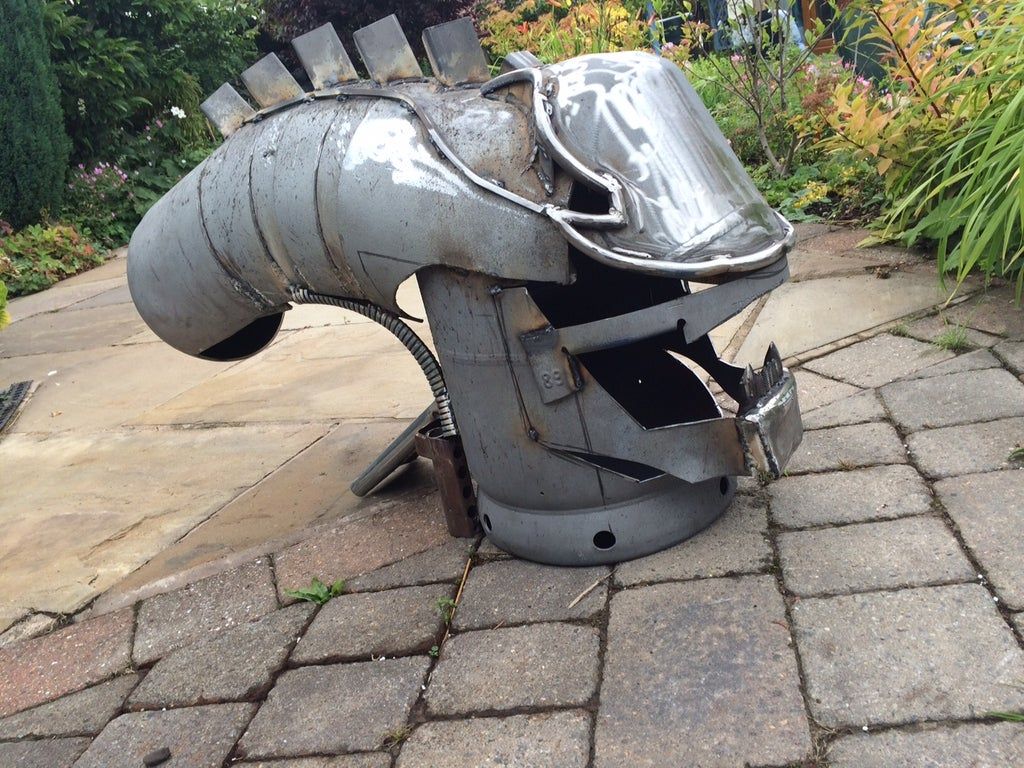 Alien Shaped Wood Burner