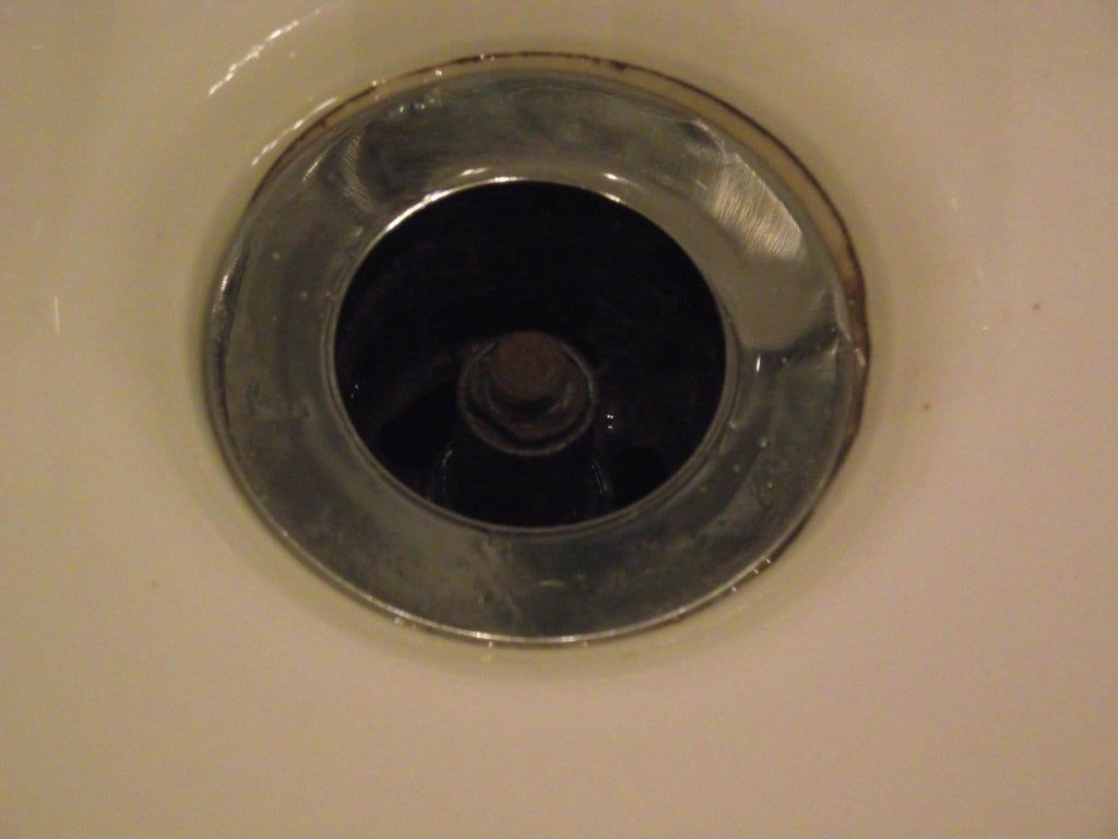 Repair a push button sink