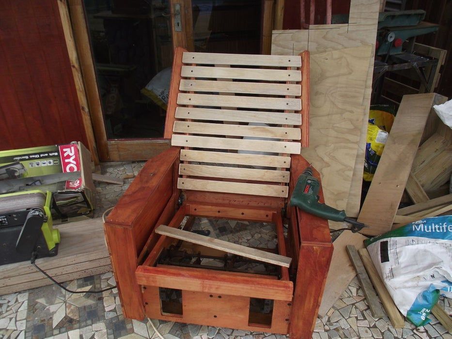 silla reclinable para el jardín