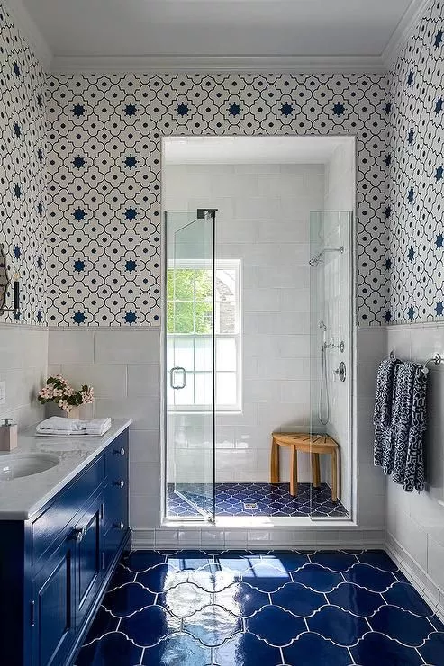 Baños Revestidos Completamente con Azulejos