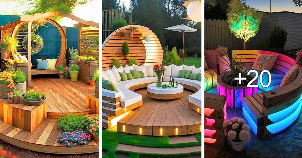 Holzterrassen-Designs für den Garten oder die Terrasse