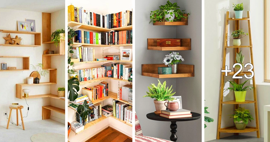 Corner Shelves That Help Save Space