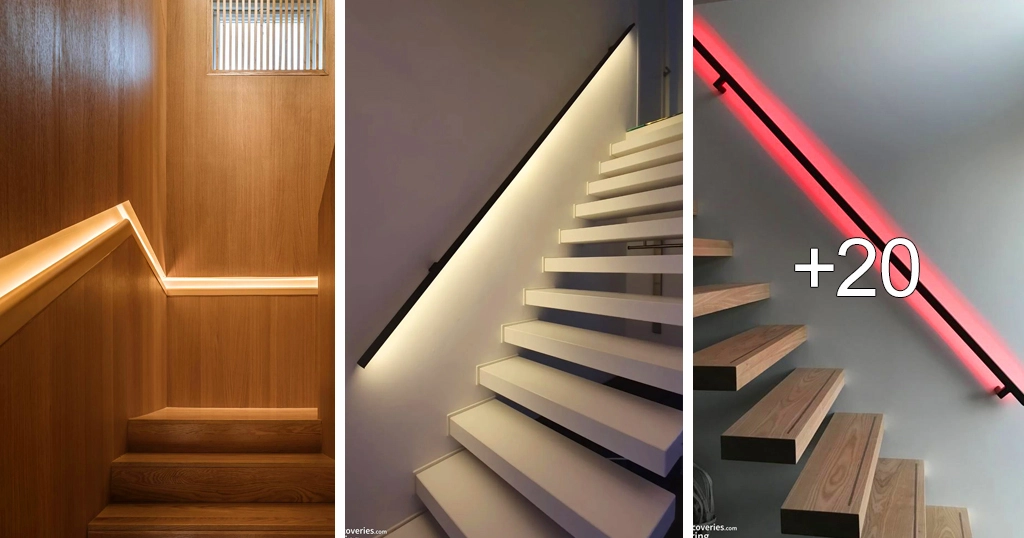 Lighting Staircase and Handrail Designs